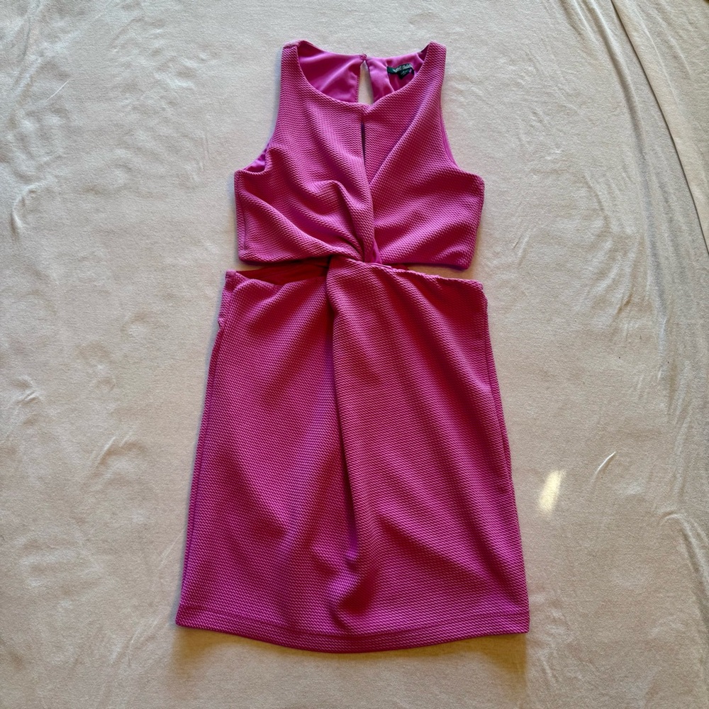 Women’s Hot Pink Wild Fable Cutout Dress - Size S